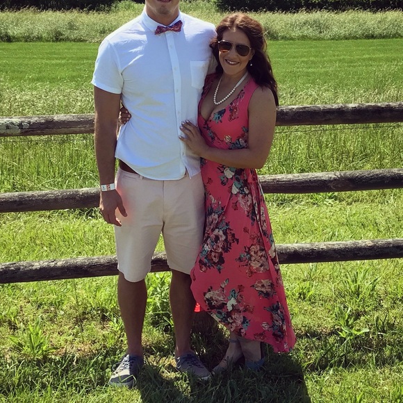 Floral open back wrap dress - Picture 7 of 7